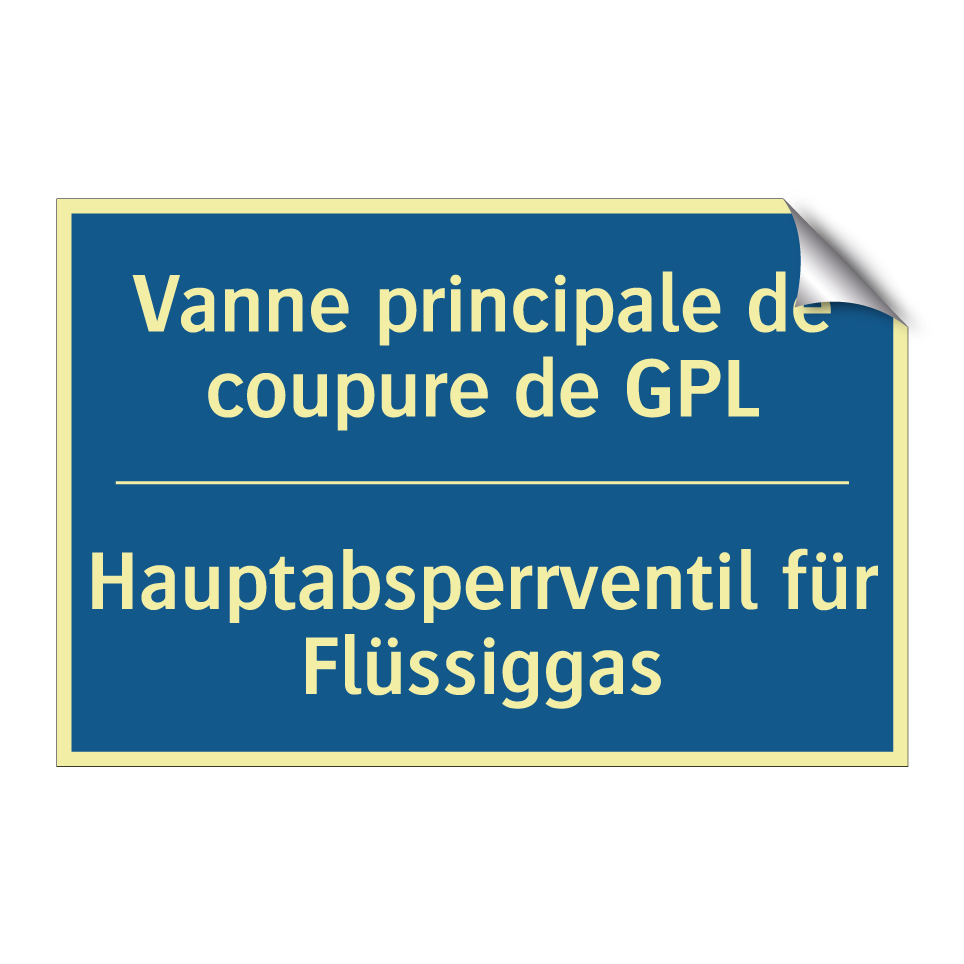 Hauptabsperrventil für Flüssiggas /.../ - Vanne principale de coupure de  /.../