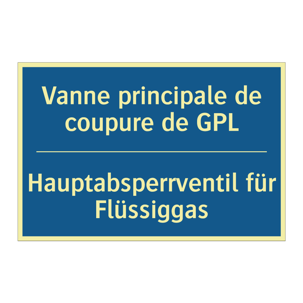 Hauptabsperrventil für Flüssiggas /.../ - Vanne principale de coupure de  /.../