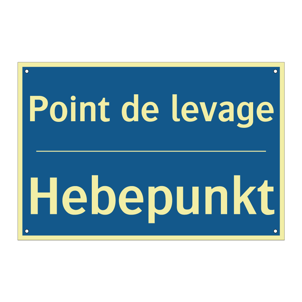 Hebepunkt - Point de levage