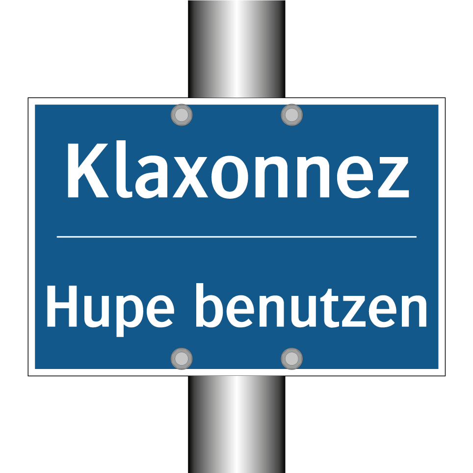 Hupe benutzen - Klaxonnez
