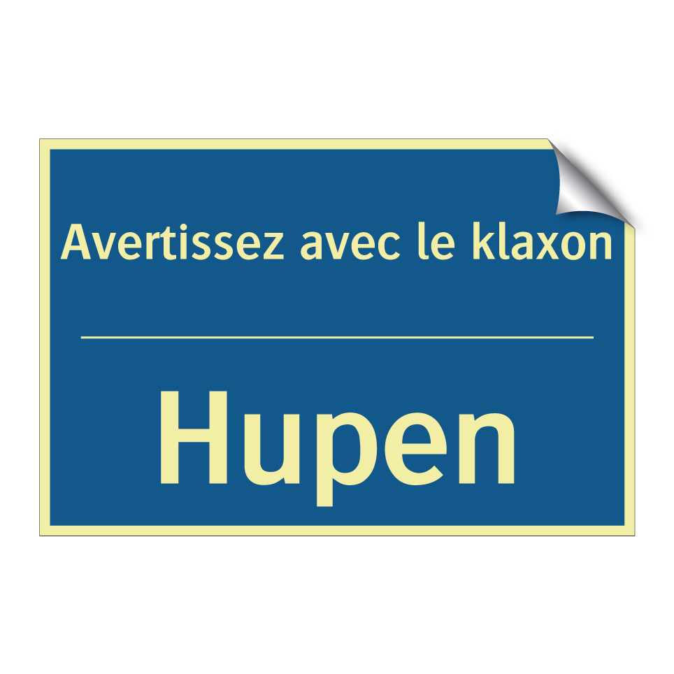 Hupen - Avertissez avec le klaxon
