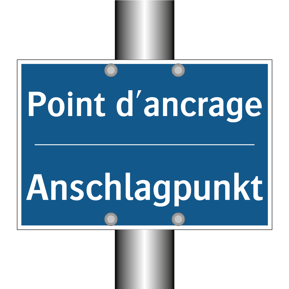 Anschlagpunkt - Point d'ancrage