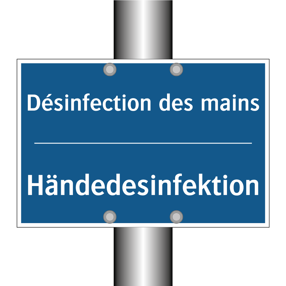 Händedesinfektion - Désinfection des mains