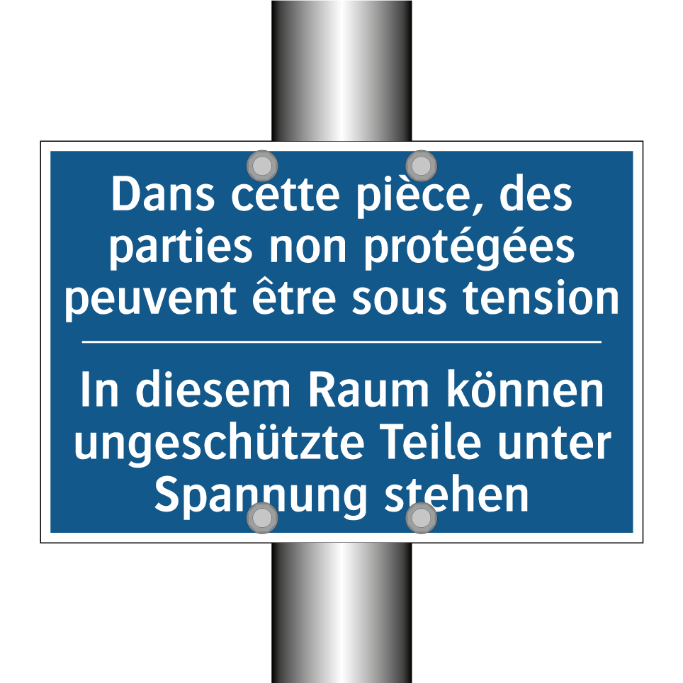 In diesem Raum können ungeschützte  /.../ - Dans cette pièce, des parties  /.../