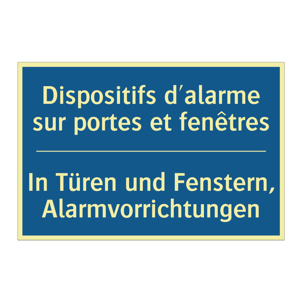In Türen und Fenstern, Alarmvorrichtungen /.../ - Dispositifs d'alarme sur portes  /.../