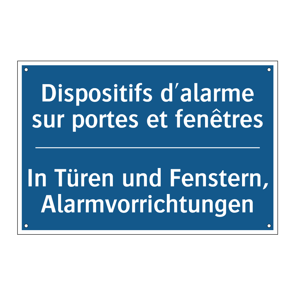 In Türen und Fenstern, Alarmvorrichtungen /.../ - Dispositifs d'alarme sur portes  /.../