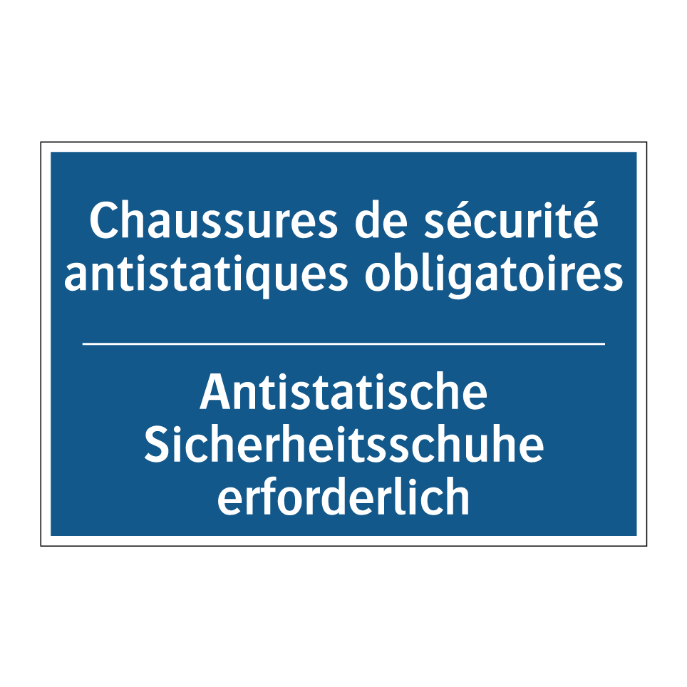 Antistatische Sicherheitsschuhe  /.../ - Chaussures de sécurité antistatiques  /.../