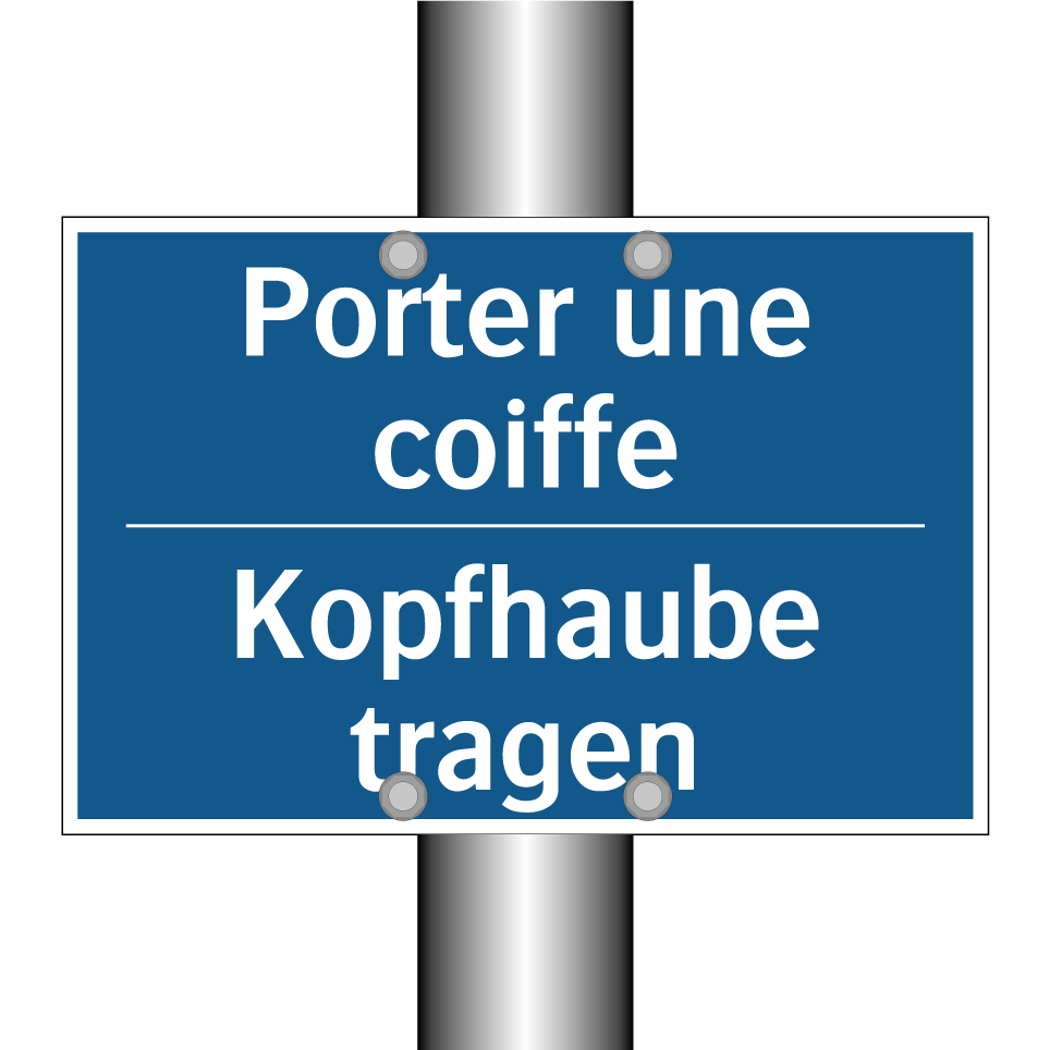 Kopfhaube tragen - Porter une coiffe