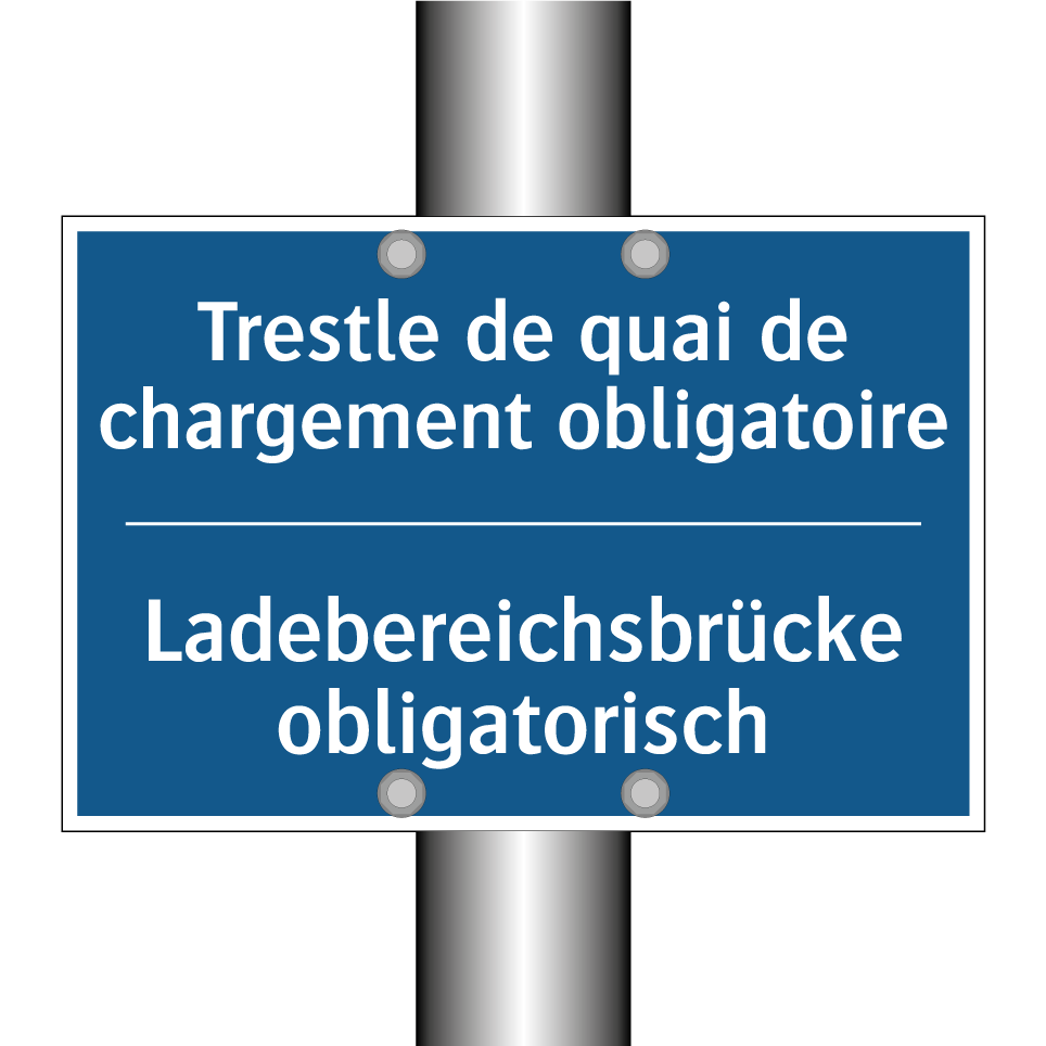 Ladebereichsbrücke obligatorisch /.../ - Trestle de quai de chargement  /.../