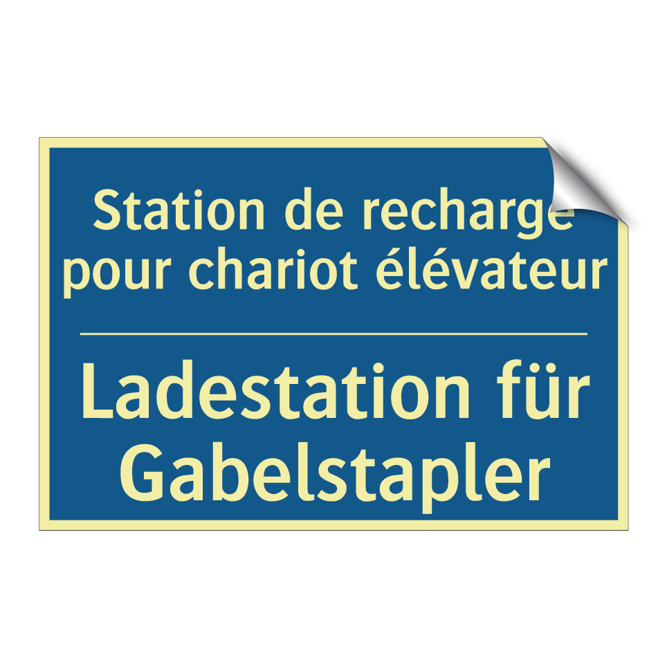 Ladestation für Gabelstapler - Station de recharge pour chariot  /.../