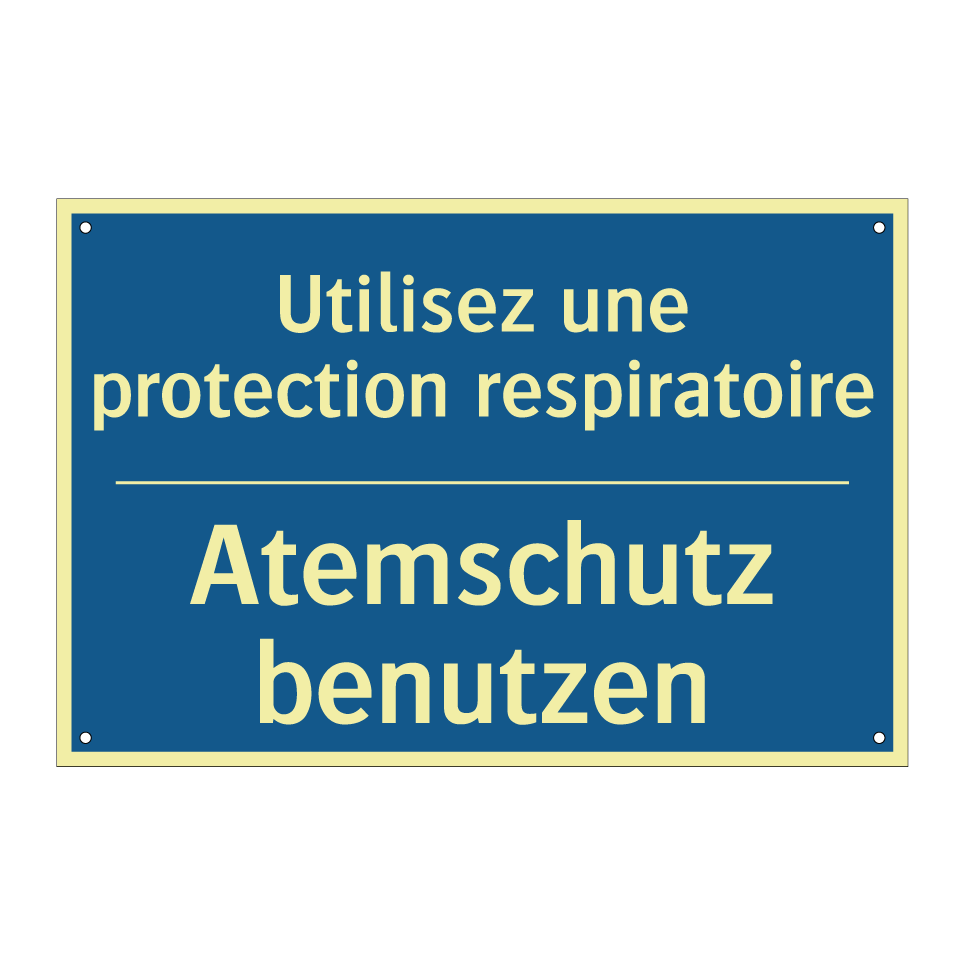 Atemschutz benutzen - Utilisez une protection respiratoire /.../