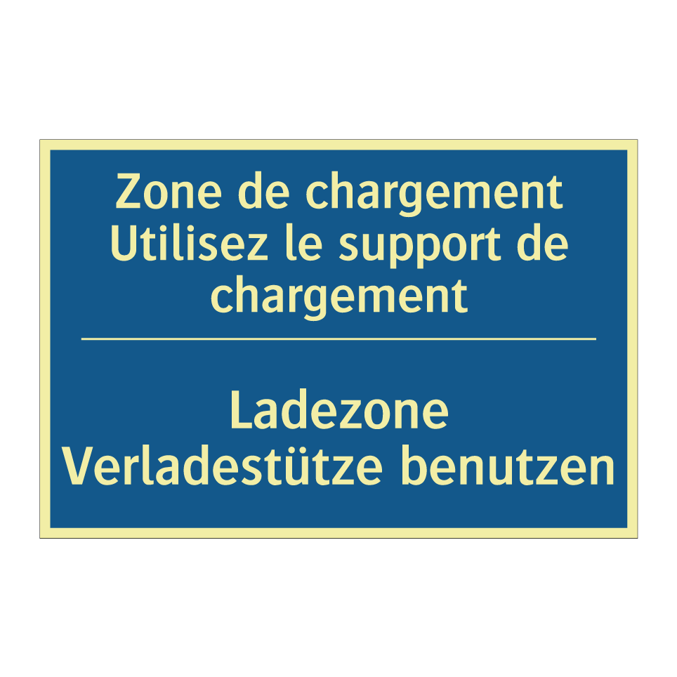 Ladezone Verladestütze benutzen /.../ - Zone de chargement Utilisez le  /.../