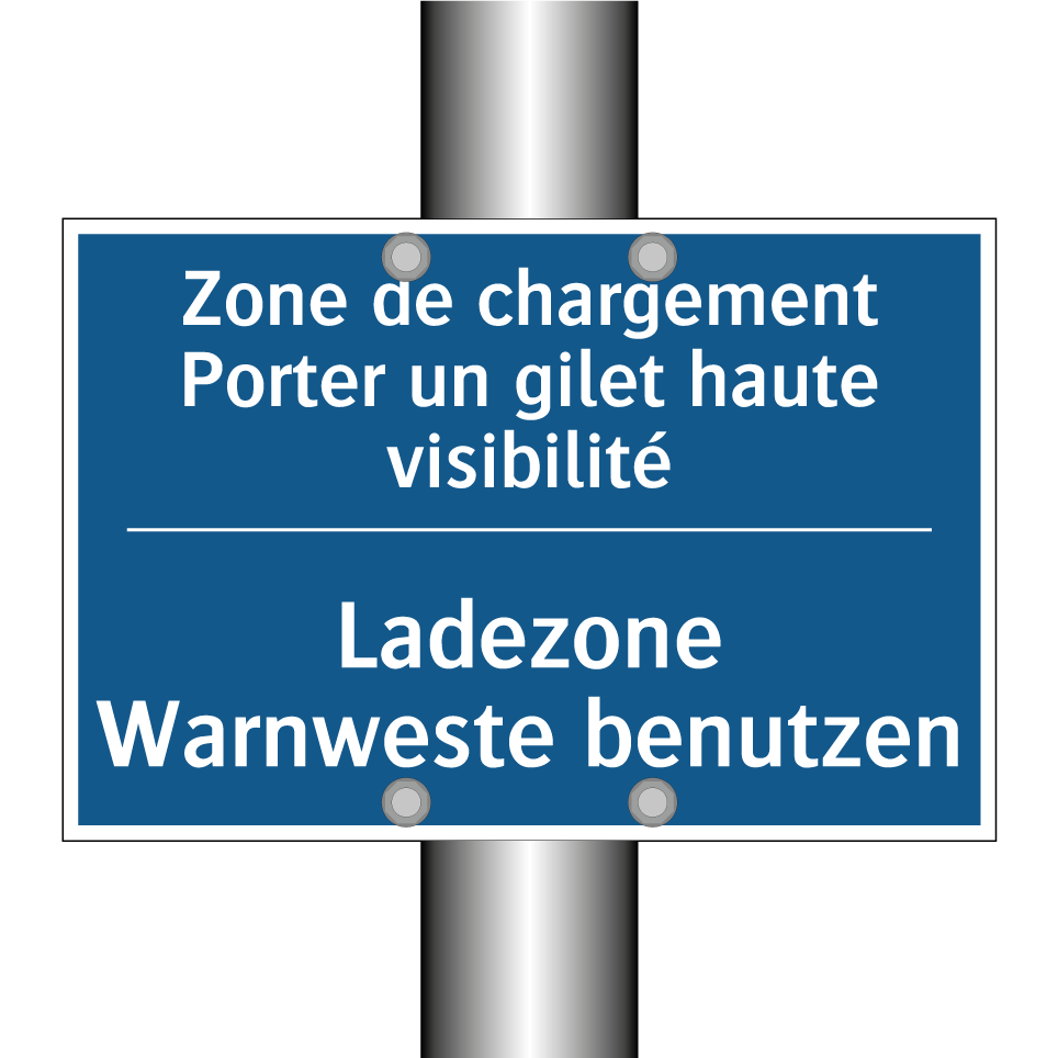 Ladezone Warnweste benutzen - Zone de chargement Porter un gilet  /.../