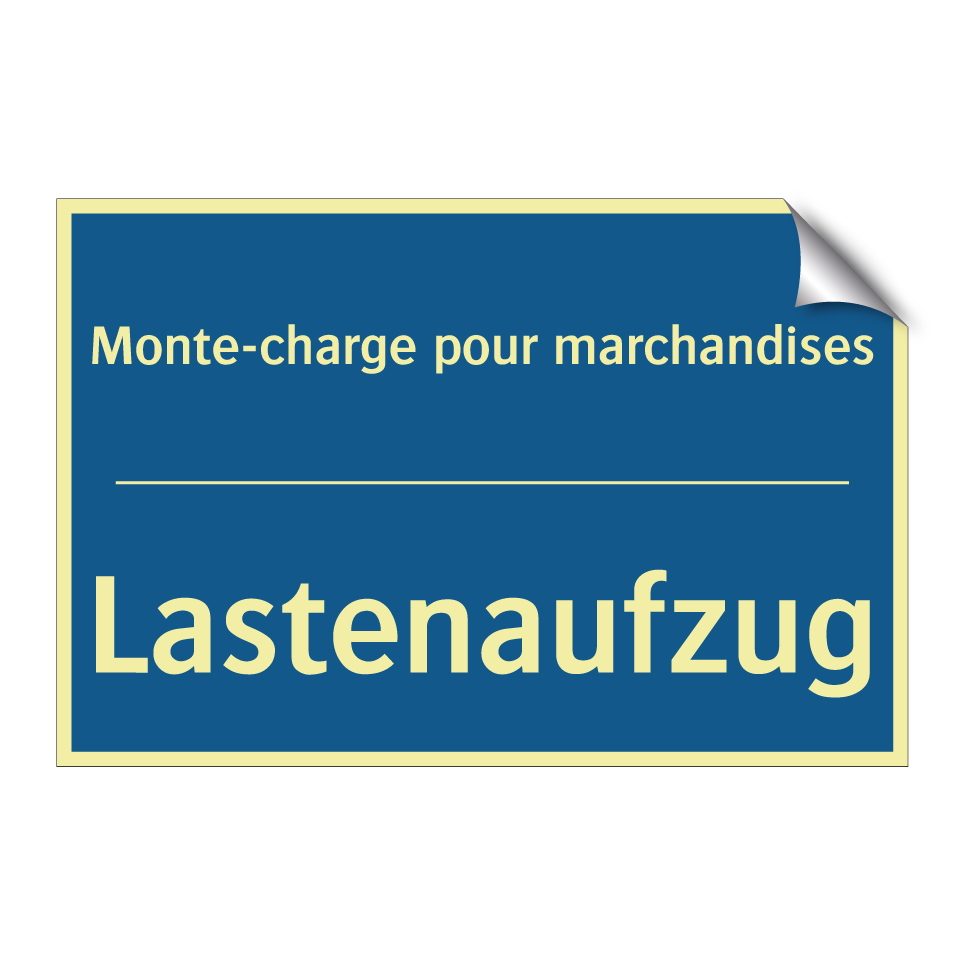 Lastenaufzug - Monte-charge pour marchandises