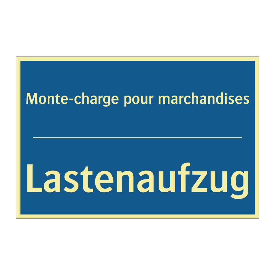 Lastenaufzug - Monte-charge pour marchandises