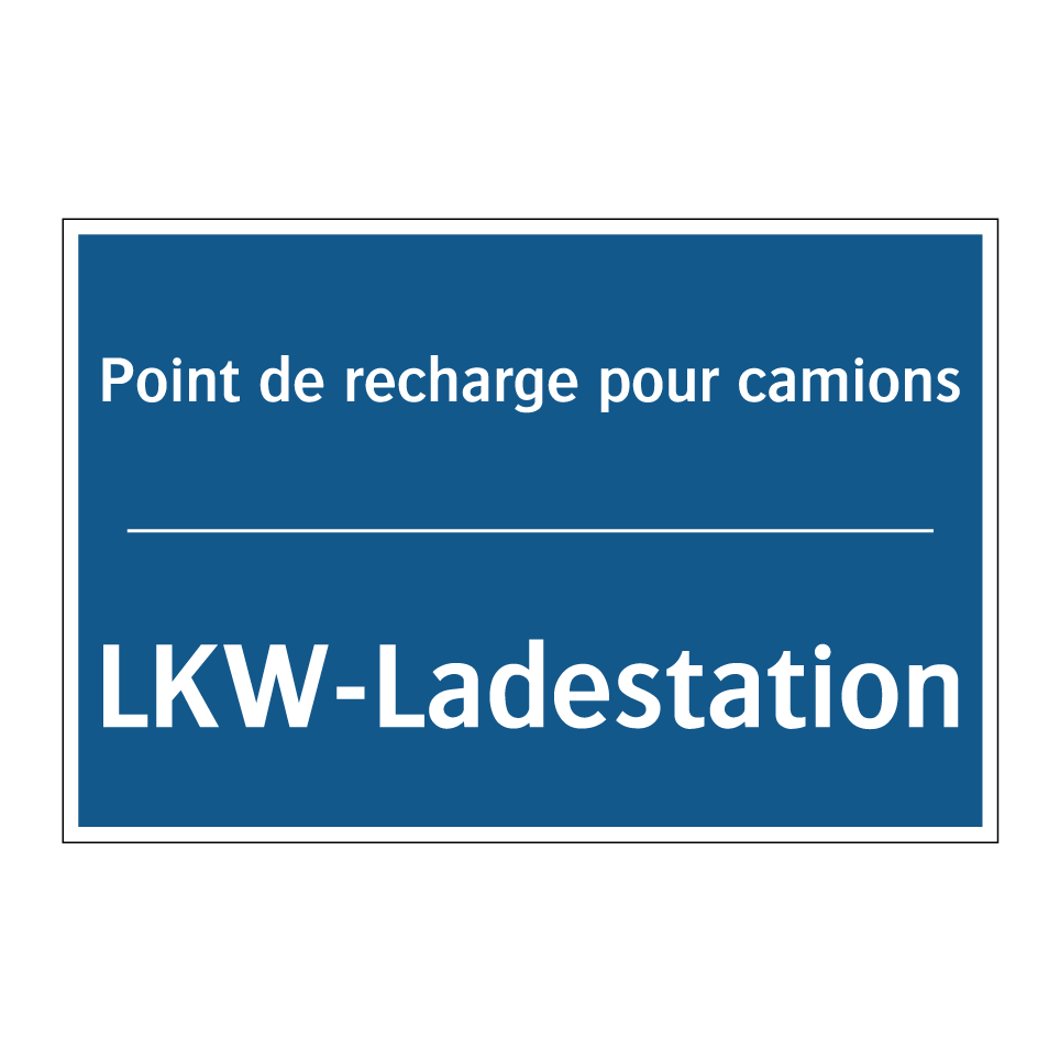 LKW-Ladestation - Point de recharge pour camions