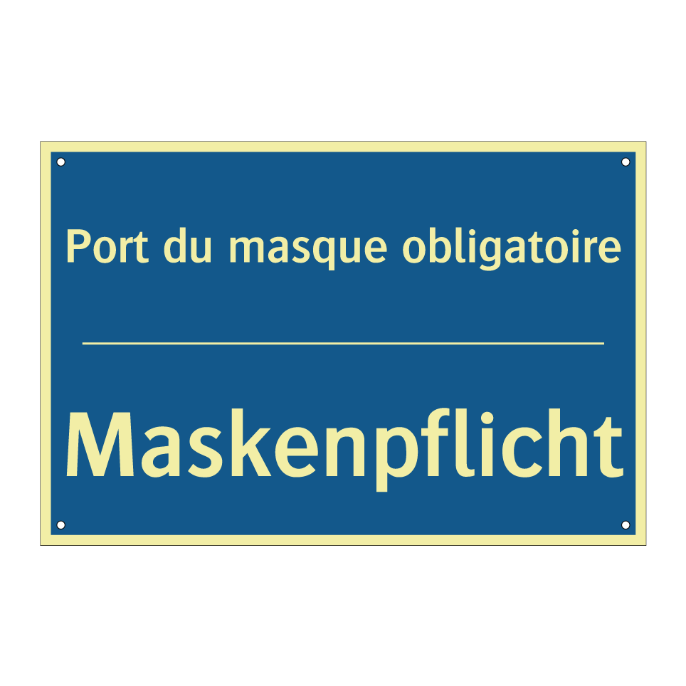 Maskenpflicht - Port du masque obligatoire