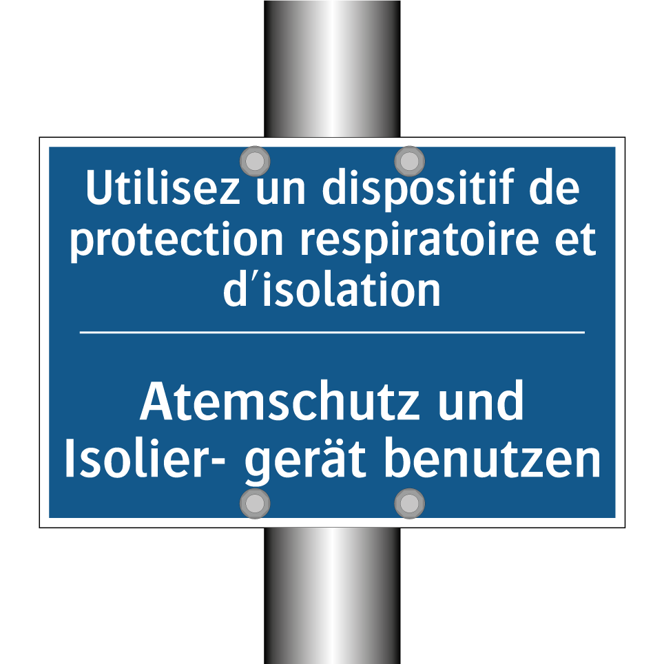 Atemschutz und Isolier- gerät  /.../ - Utilisez un dispositif de protection  /.../