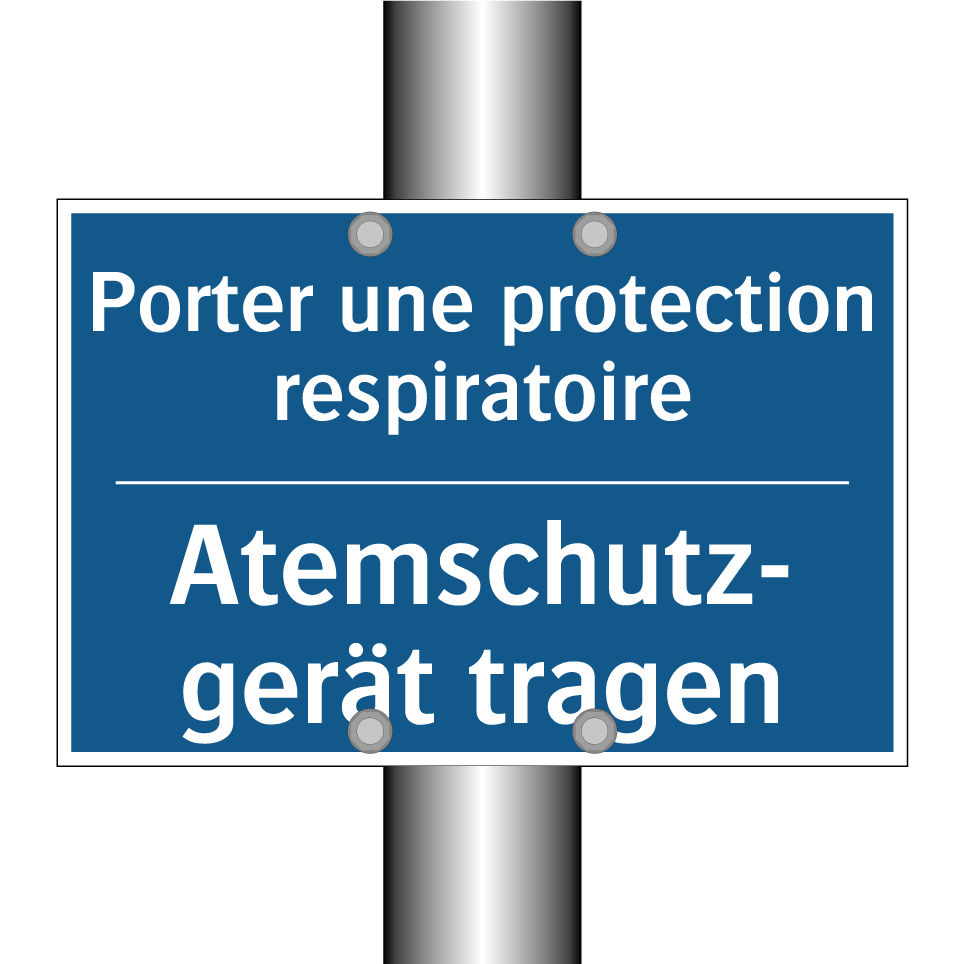 Atemschutz- gerät tragen - Porter une protection respiratoire /.../
