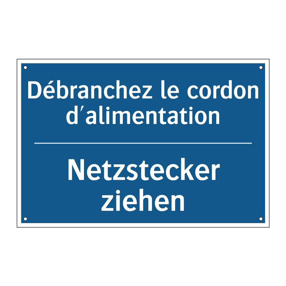 Netzstecker ziehen - Débranchez le cordon d'alimentation /.../