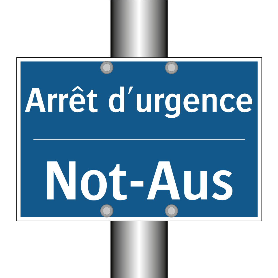 Not-Aus - Arrêt d'urgence