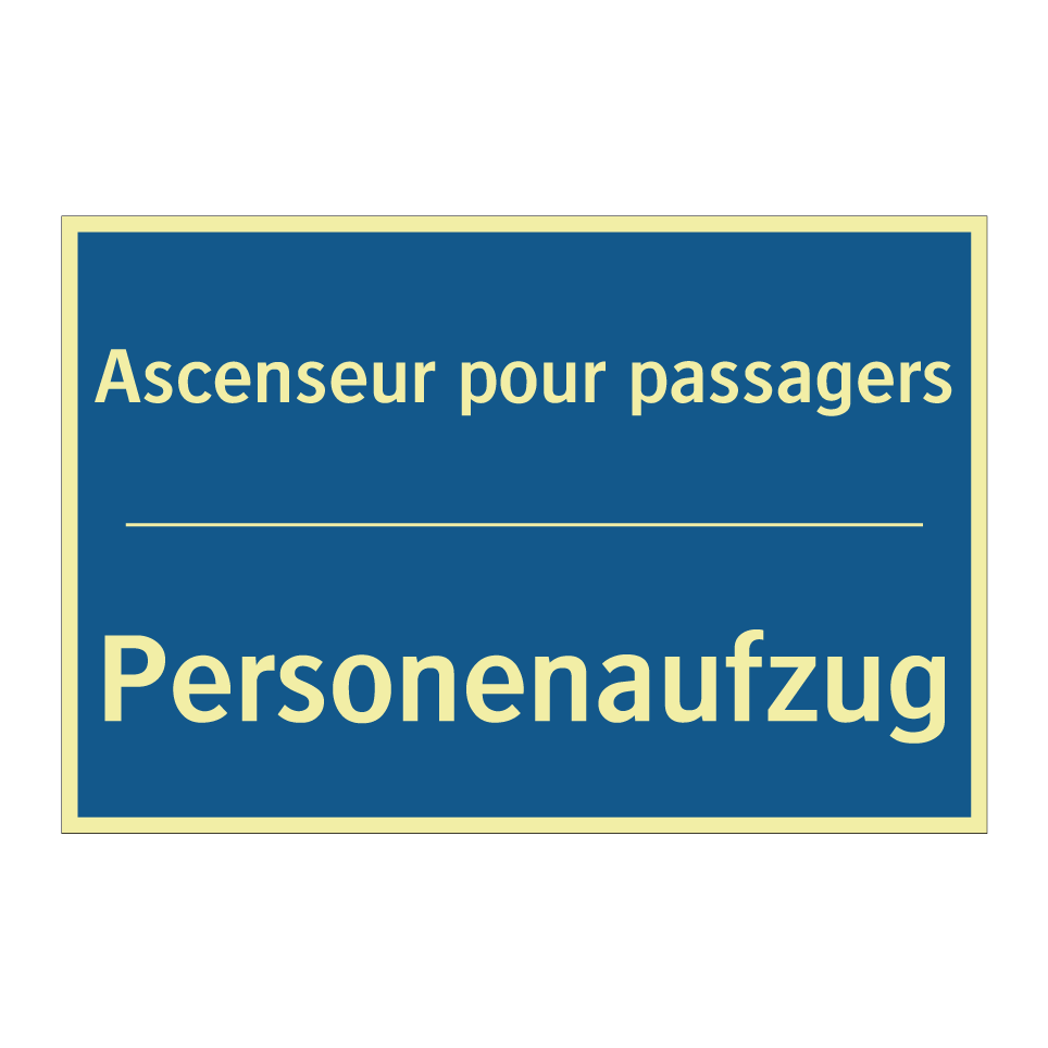 Personenaufzug - Ascenseur pour passagers