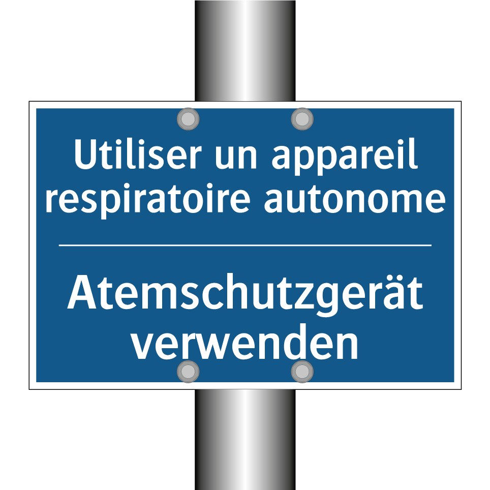 Atemschutzgerät verwenden - Utiliser un appareil respiratoire  /.../