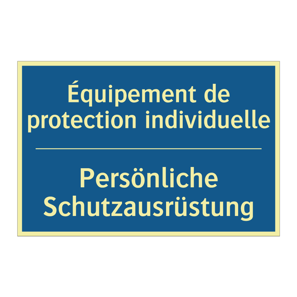 Persönliche Schutzausrüstung - Équipement de protection individuelle /.../