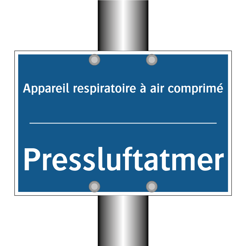 Pressluftatmer - Appareil respiratoire à air comprimé /.../