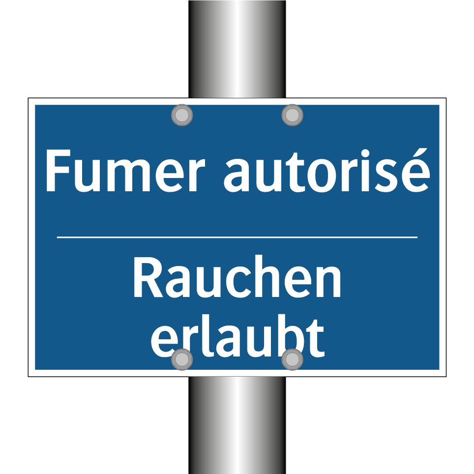 Rauchen erlaubt - Fumer autorisé