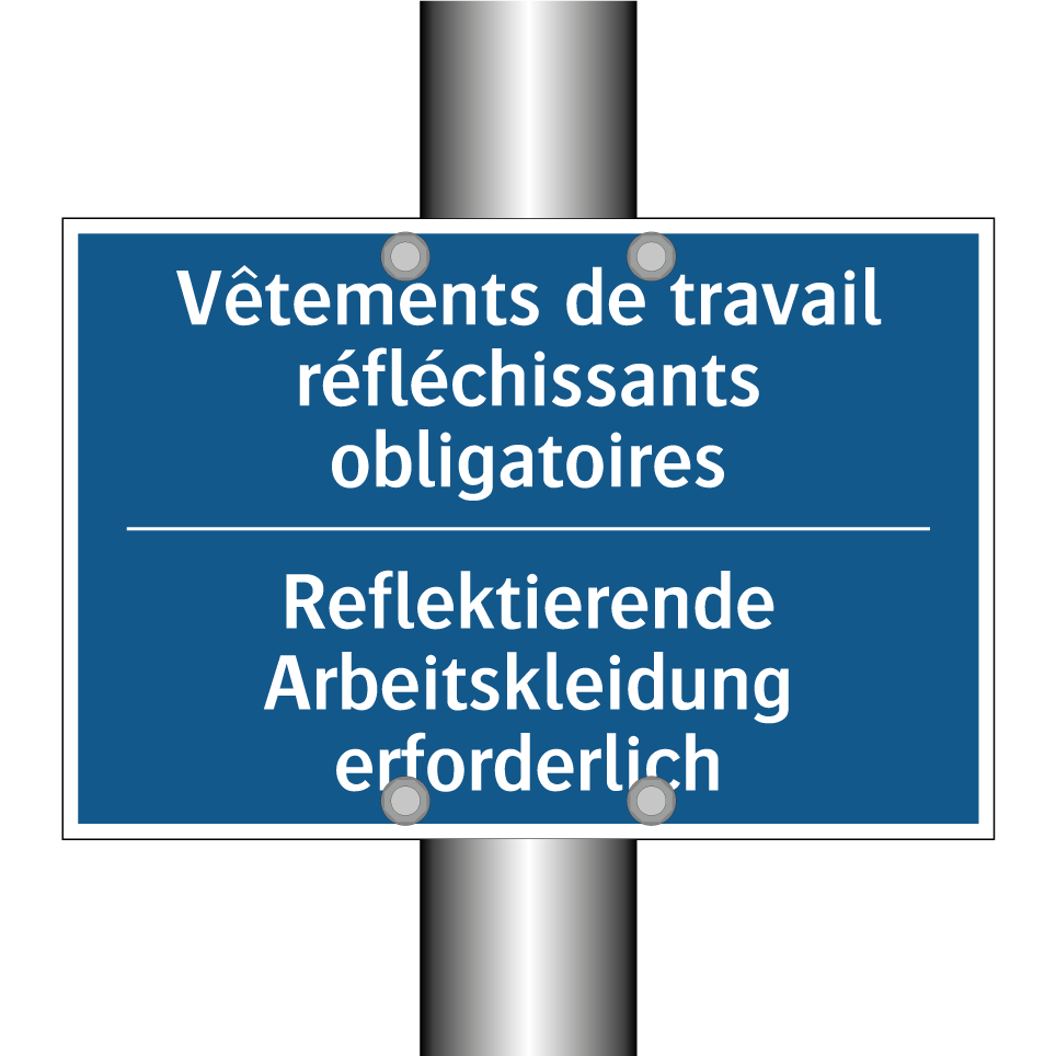 Reflektierende Arbeitskleidung  /.../ - Vêtements de travail réfléchissants  /.../