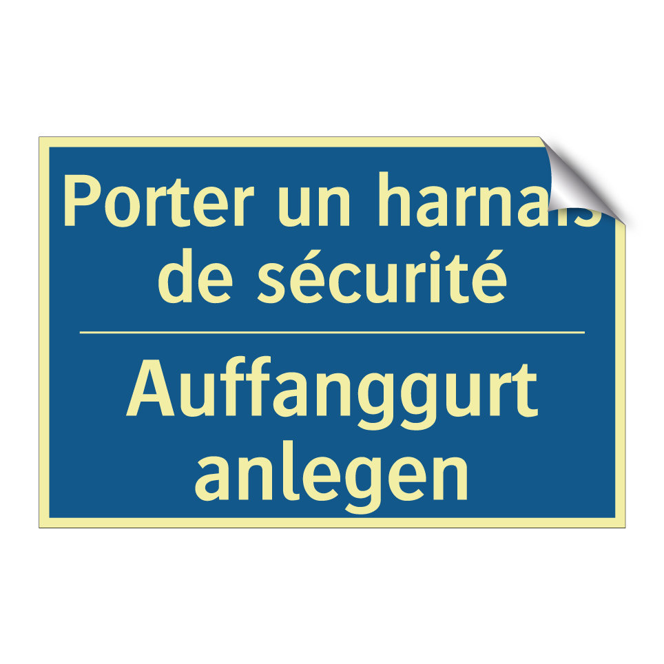 Auffanggurt anlegen - Porter un harnais de sécurité