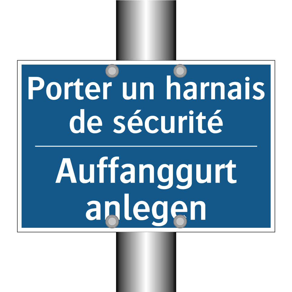 Auffanggurt anlegen - Porter un harnais de sécurité