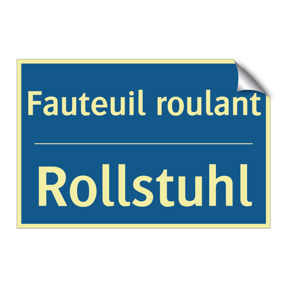 Rollstuhl - Fauteuil roulant