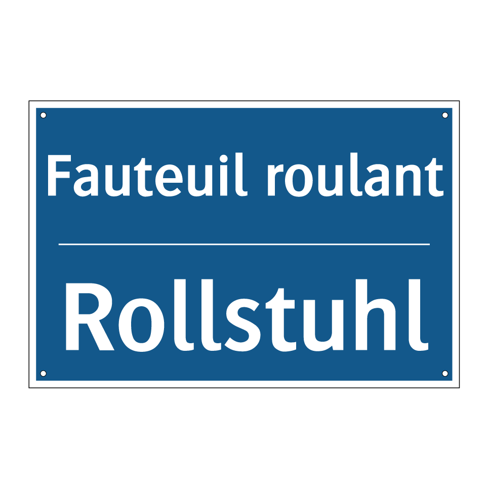 Rollstuhl - Fauteuil roulant