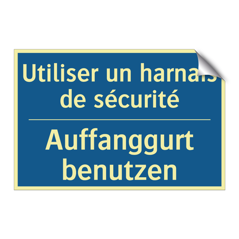 Auffanggurt benutzen - Utiliser un harnais de sécurité /.../