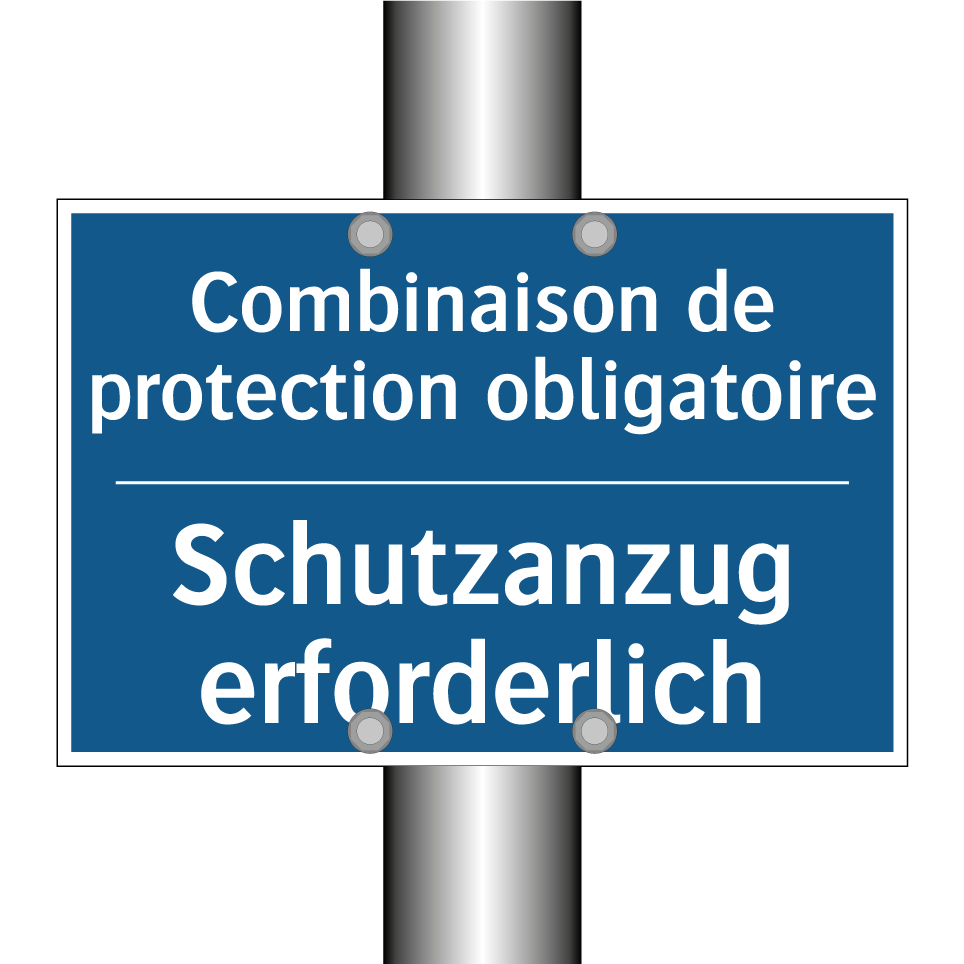 Schutzanzug erforderlich - Combinaison de sécurité obligatoire /.../