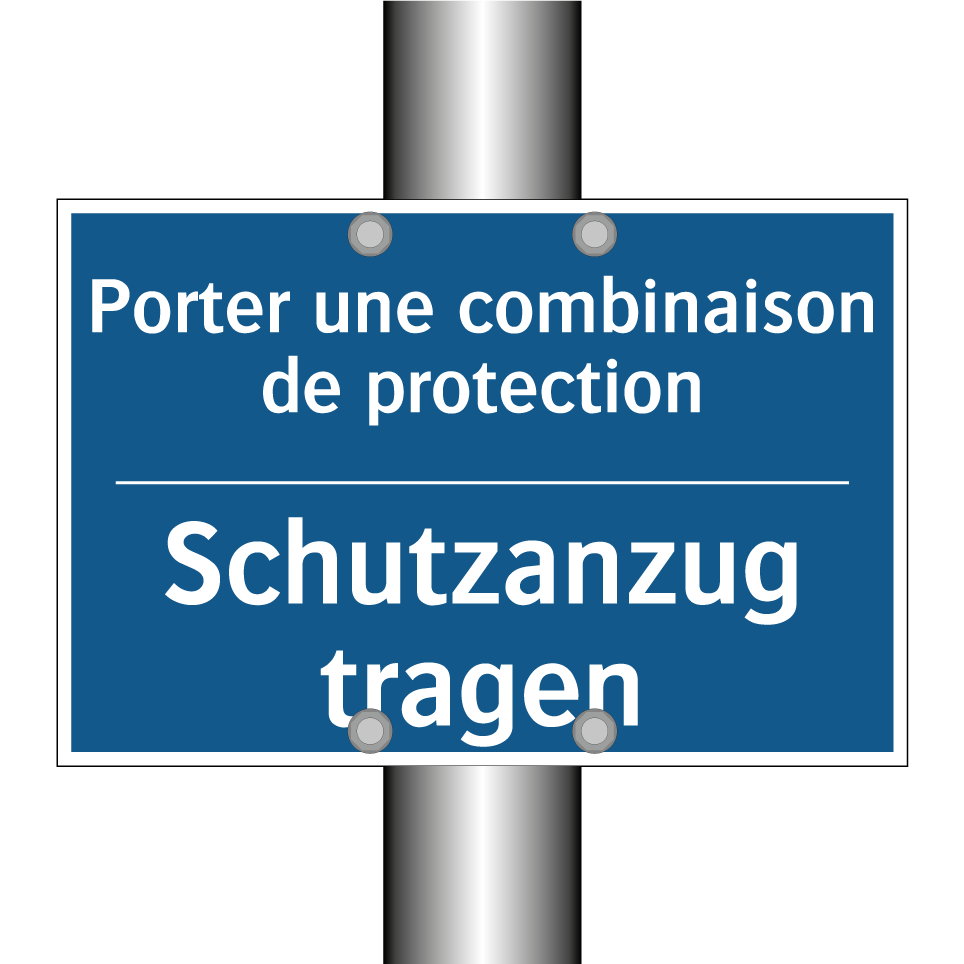 Schutzanzug tragen - Porter une combinaison de protection /.../