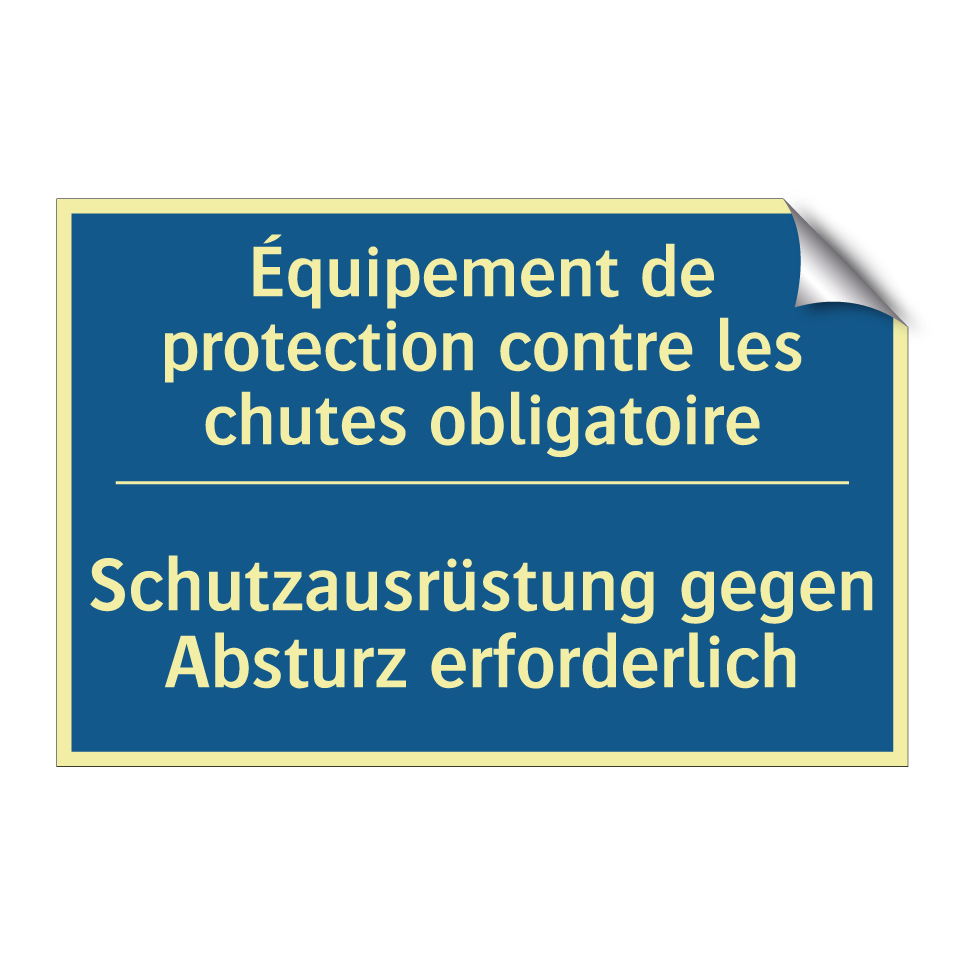 Schutzausrüstung gegen Absturz  /.../ - Équipement de protection contre  /.../