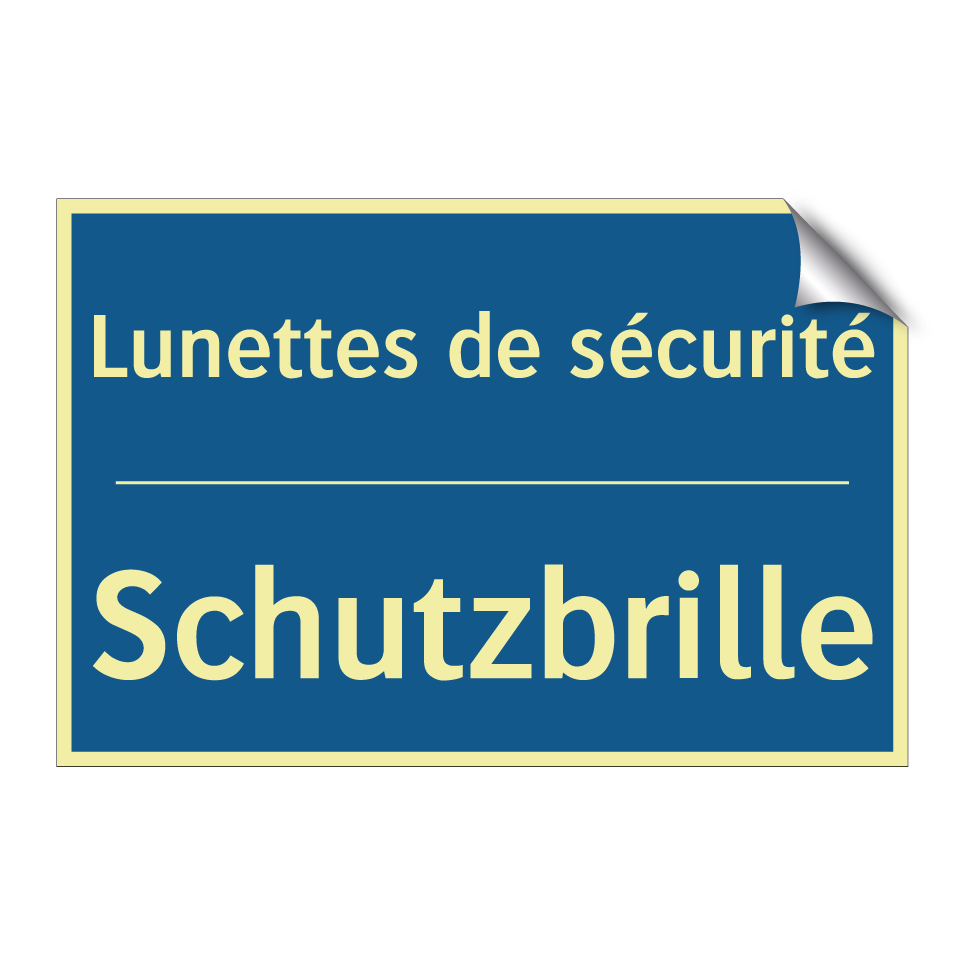 Schutzbrille - Lunettes de sécurité