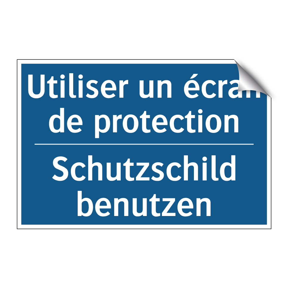 Schutzschild benutzen - Utiliser un écran de protection /.../