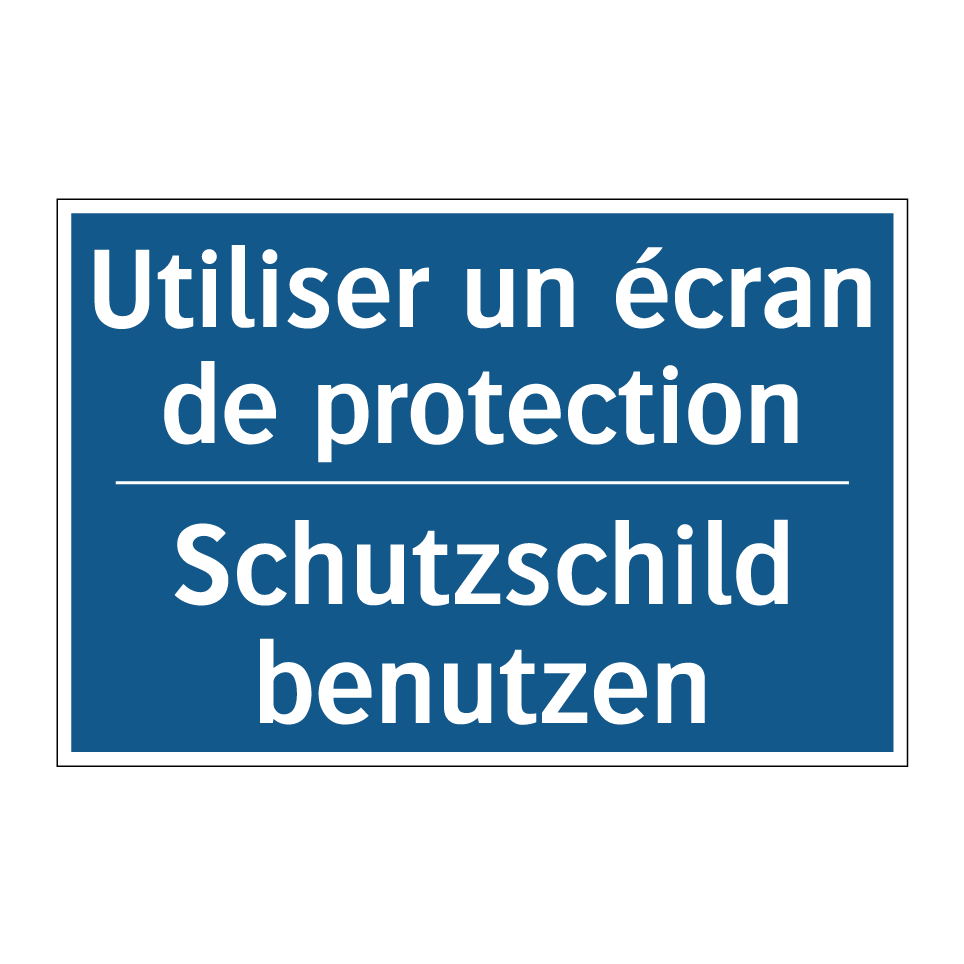 Schutzschild benutzen - Utiliser un écran de protection /.../