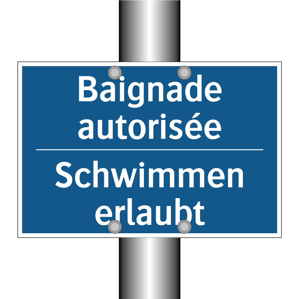 Schwimmen erlaubt - Baignade autorisée
