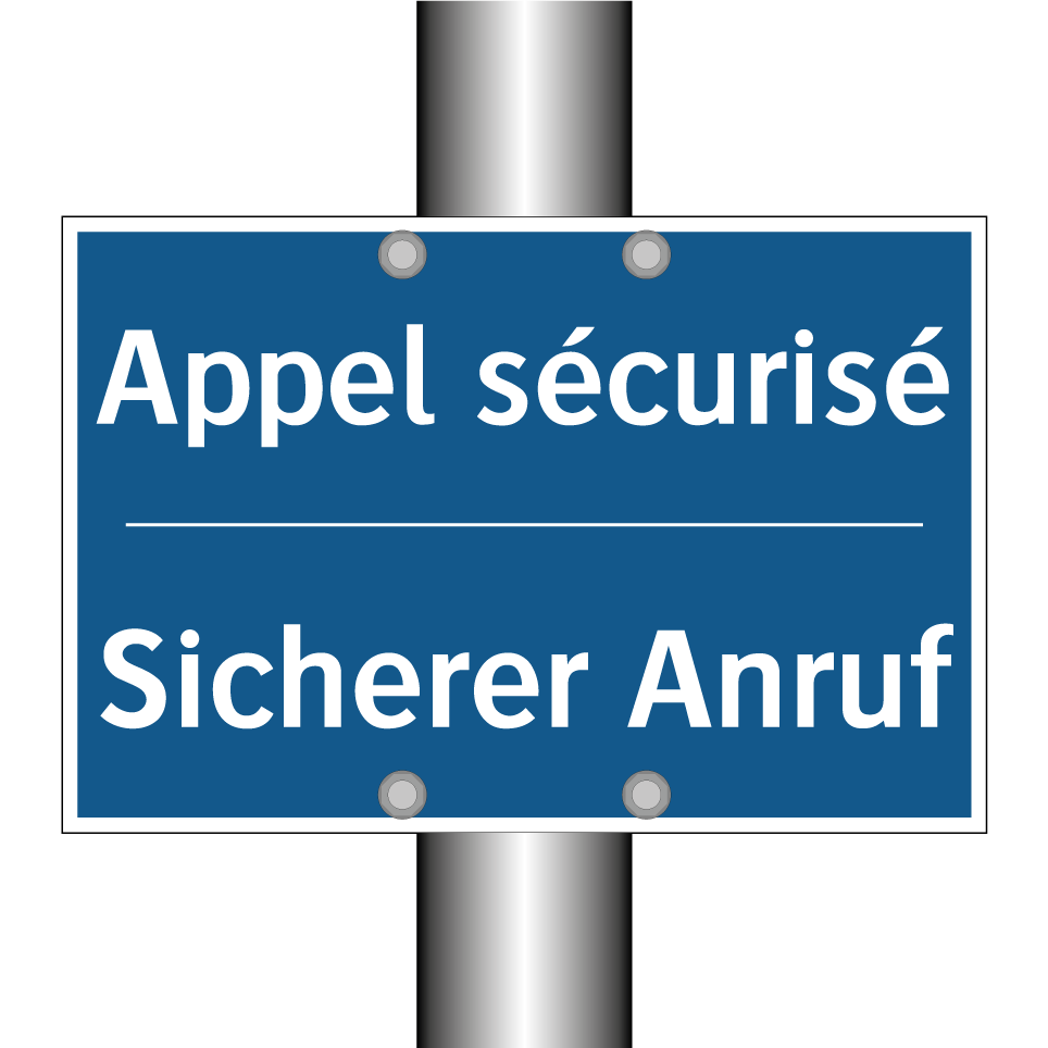 Sicherer Anruf - Appel sécurisé