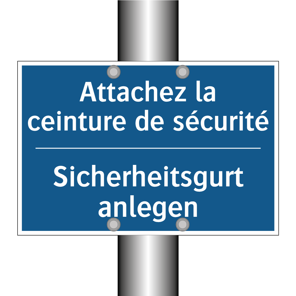 Sicherheitsgurt anlegen - Attachez la ceinture de sécurité /.../