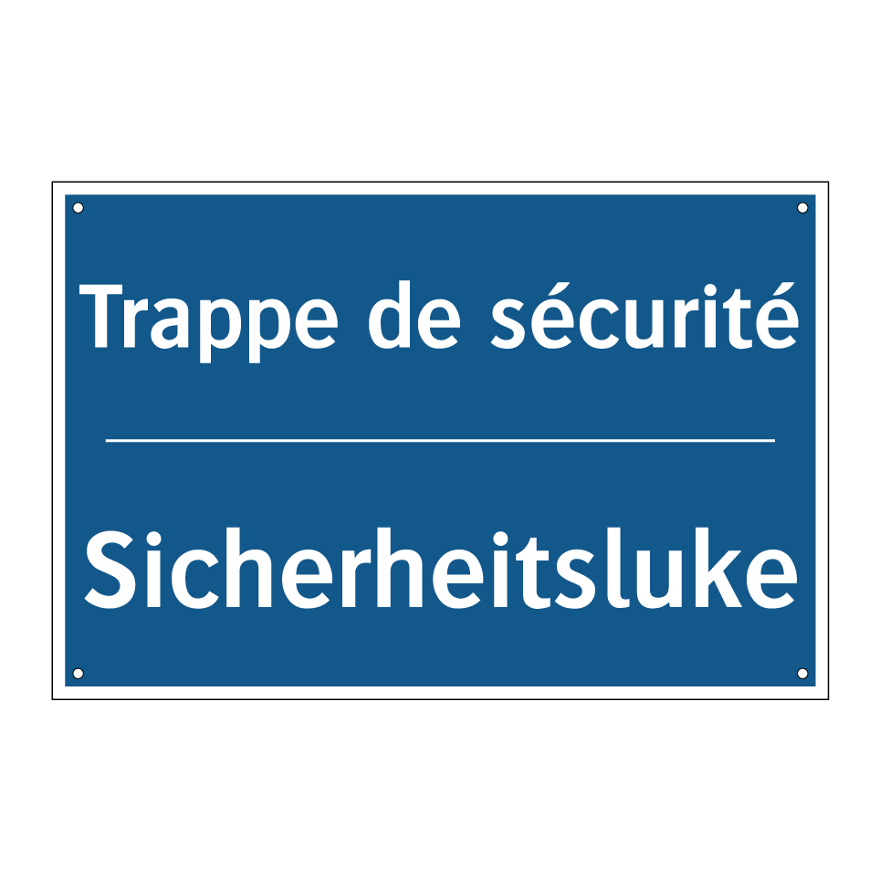 Sicherheitsluke - Trappe de sécurité