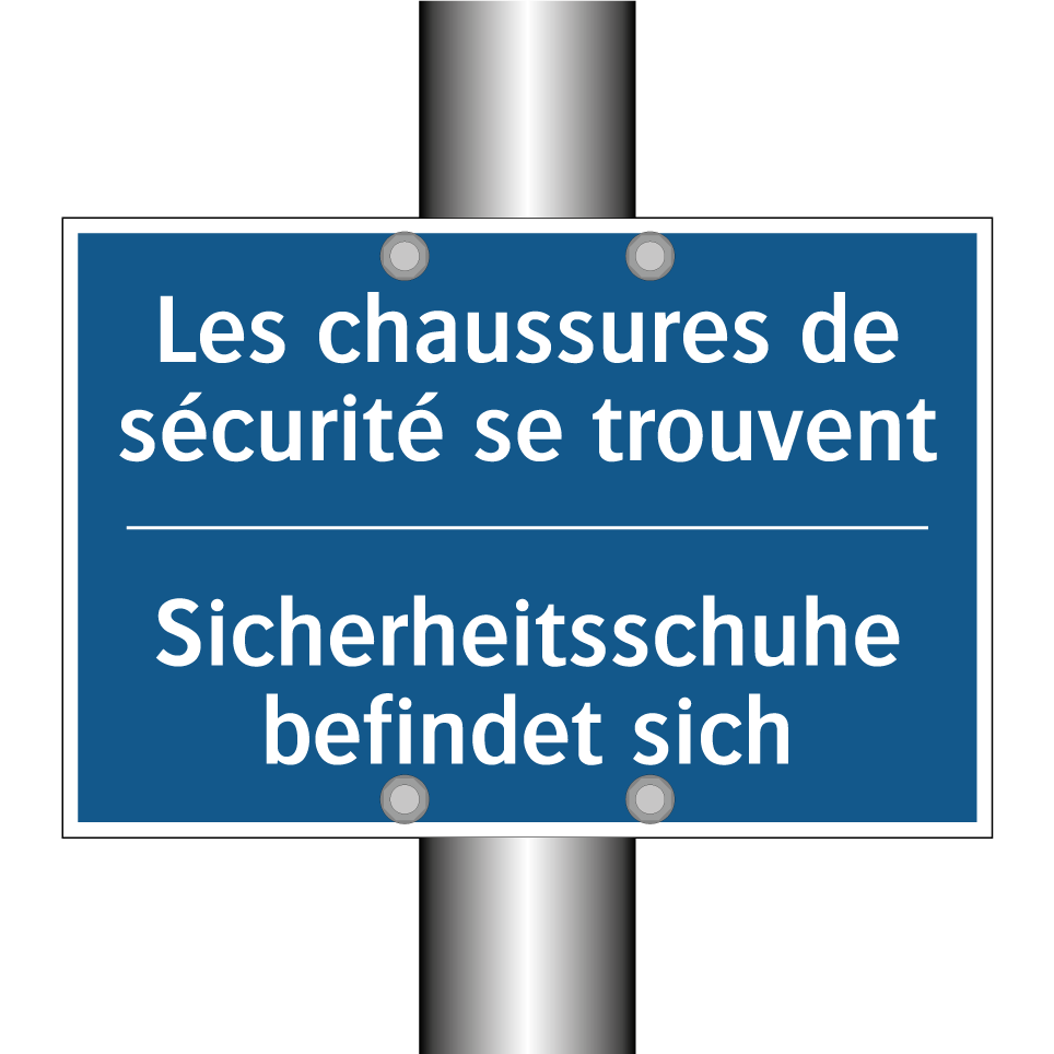 Sicherheitsschuhe befindet sich /.../ - Les chaussures de sécurité se  /.../