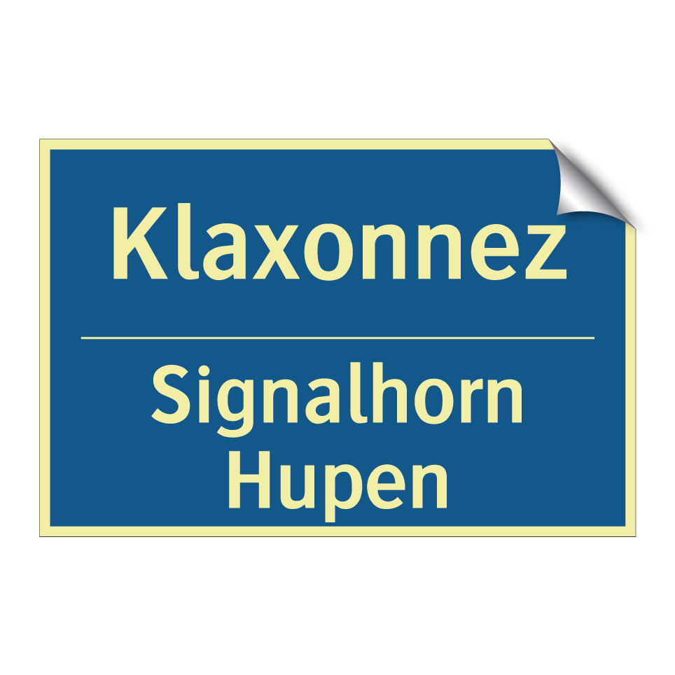 Signalhorn Hupen - Klaxonnez