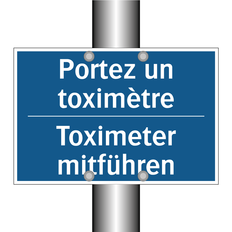 Toximeter mitführen - Portez un toximètre