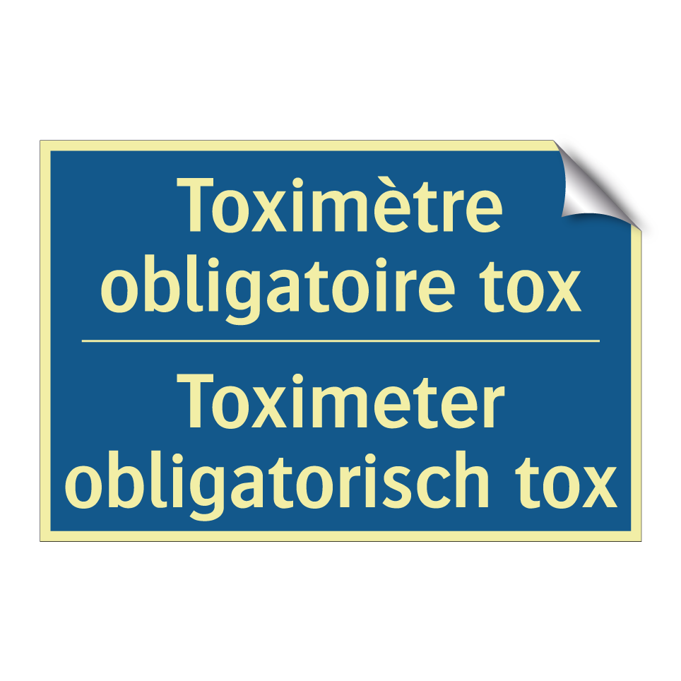 Toximeter obligatorisch tox - Toximètre obligatoire tox
